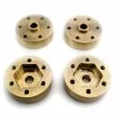 4 pcs. Crawler wheel spacers made of brass